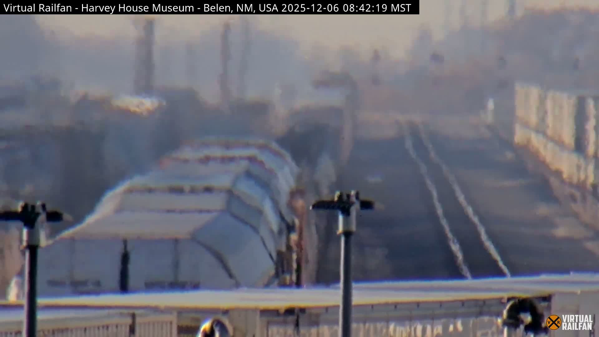 Belen Train Depot & Railroad Crossing Live Cam - Belen, Valencia, New Mexico, USA