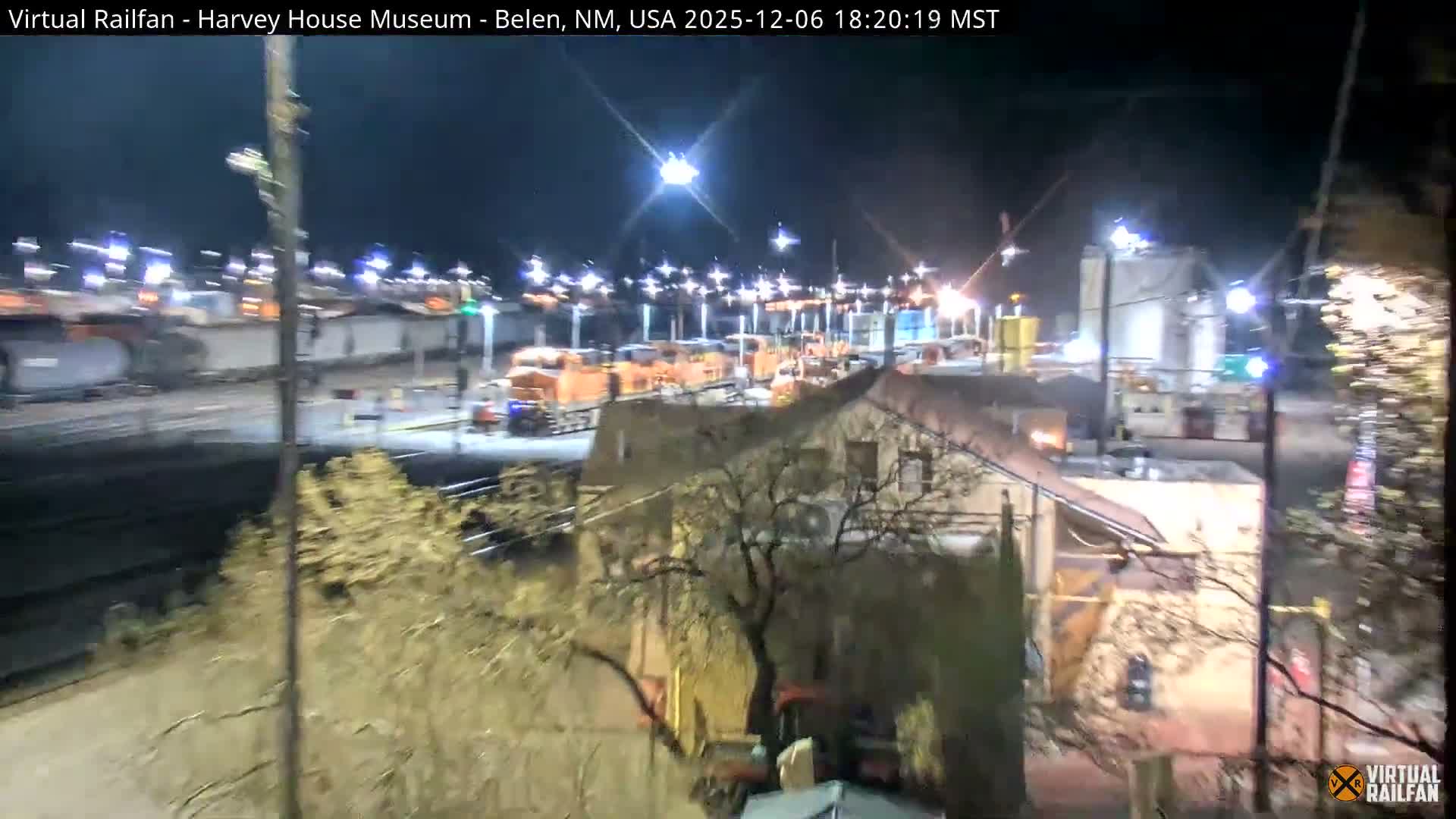 Belen Train Depot & Railroad Crossing Live Cam - Belen, Valencia, New Mexico, USA