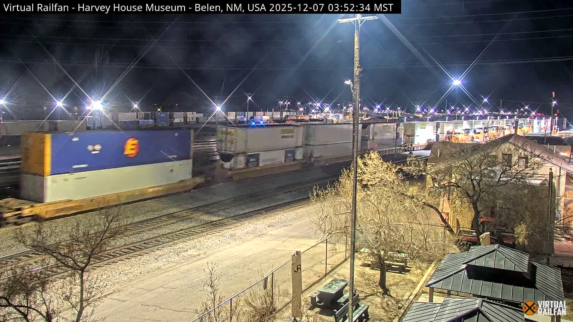 Belen Train Depot & Railroad Crossing Live Cam - Belen, Valencia, New Mexico, USA