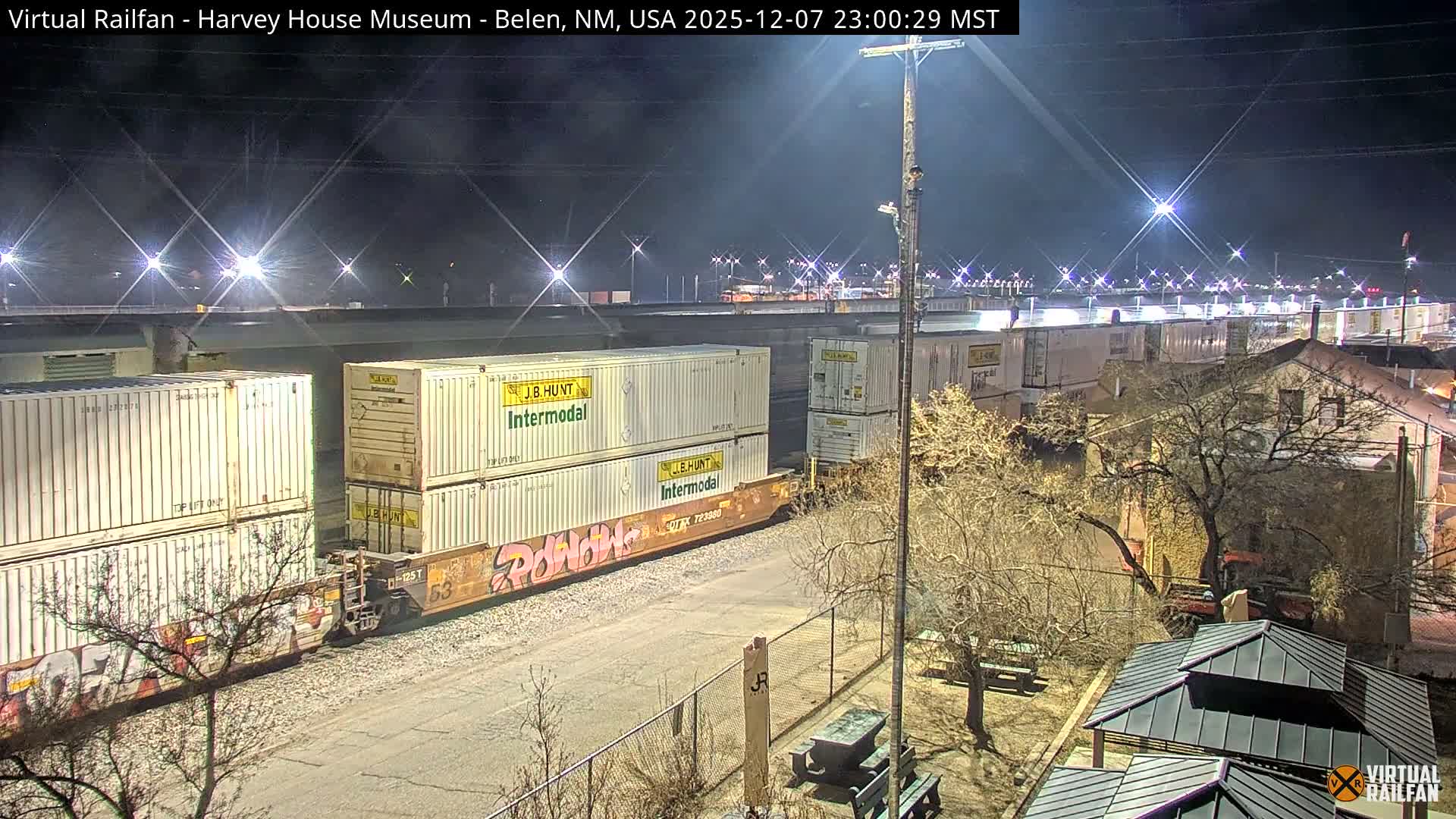 Belen Train Depot & Railroad Crossing Live Cam - Belen, Valencia, New Mexico, USA