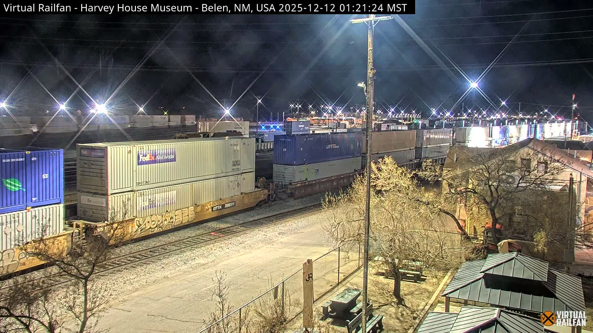 Belen Train Depot & Railroad Crossing Live Cam - Belen, Valencia, New Mexico, USA