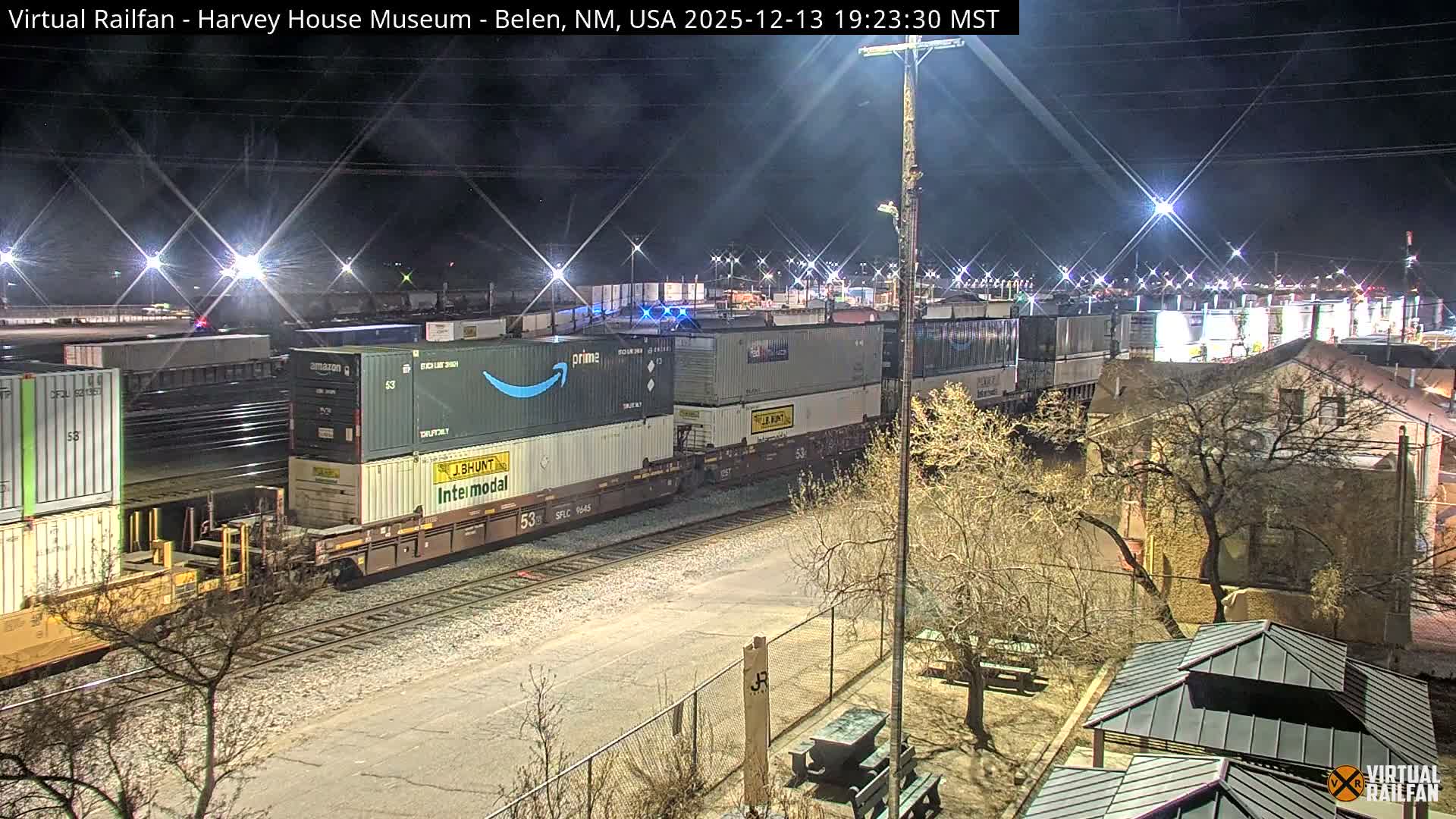Belen Train Depot & Railroad Crossing Live Cam - Belen, Valencia, New Mexico, USA