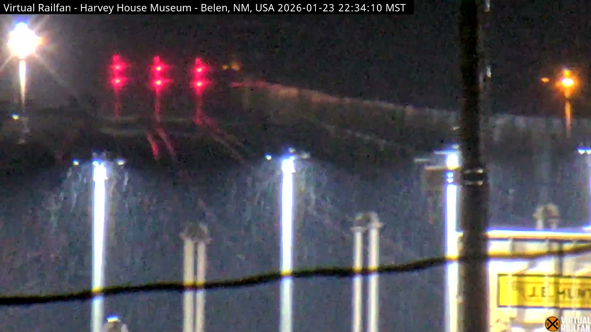 Belen Train Depot & Railroad Crossing Live Cam - Belen, Valencia, New Mexico, USA