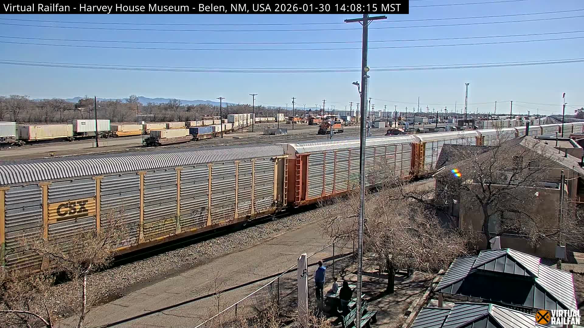 Belen Train Depot & Railroad Crossing Live Cam - Belen, Valencia, New Mexico, USA