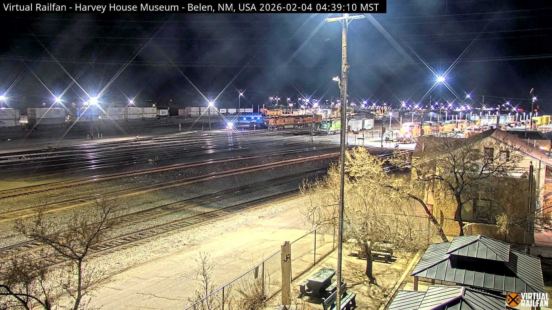 Belen Train Depot & Railroad Crossing Live Cam - Belen, Valencia, New Mexico, USA