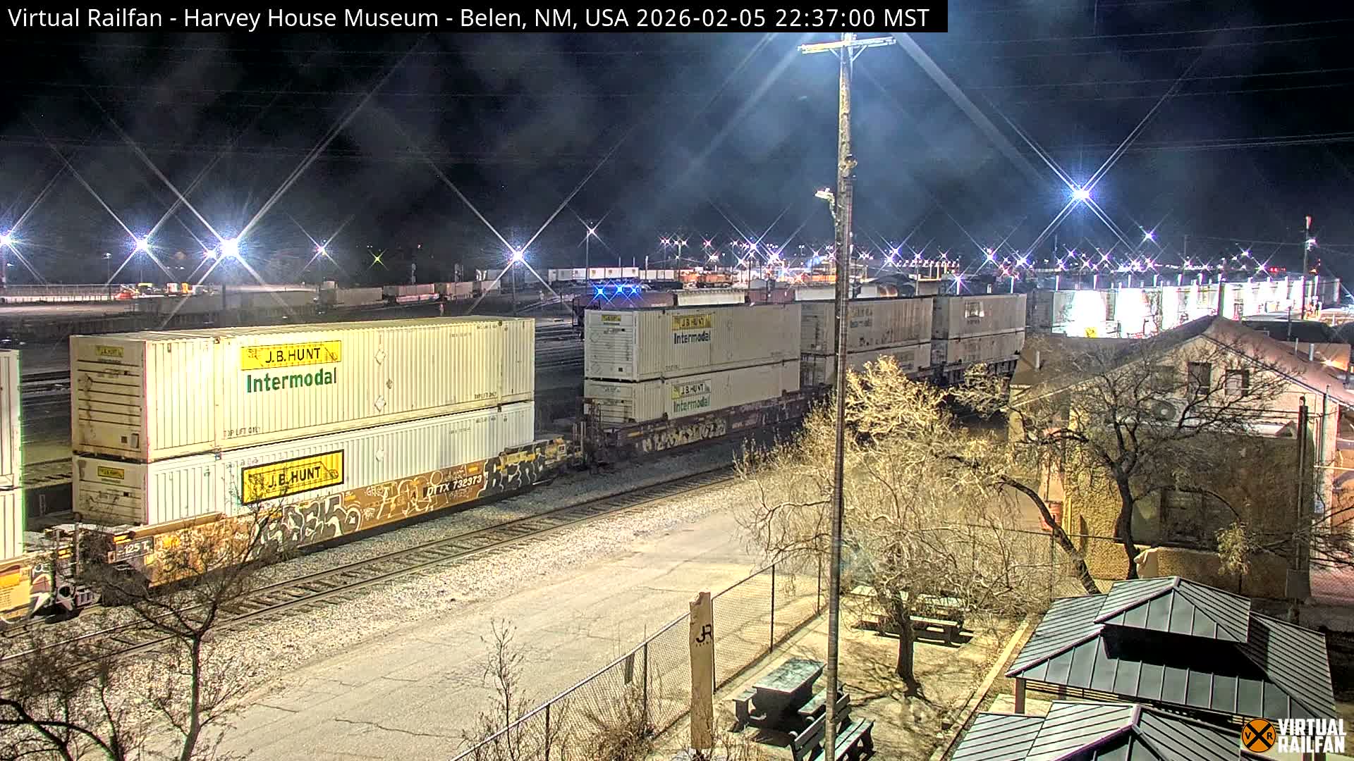 Belen Train Depot & Railroad Crossing Live Cam - Belen, Valencia, New Mexico, USA