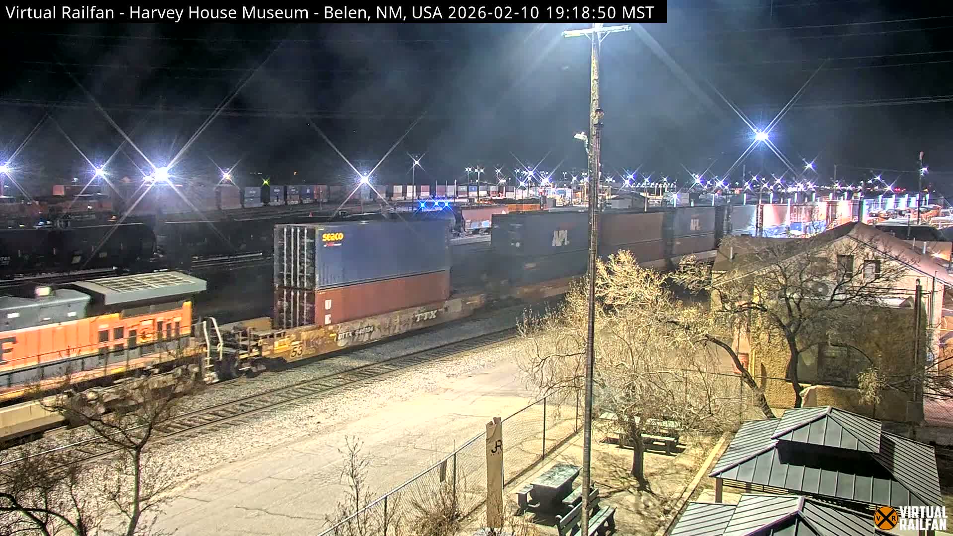 Belen Train Depot & Railroad Crossing Live Cam - Belen, Valencia, New Mexico, USA