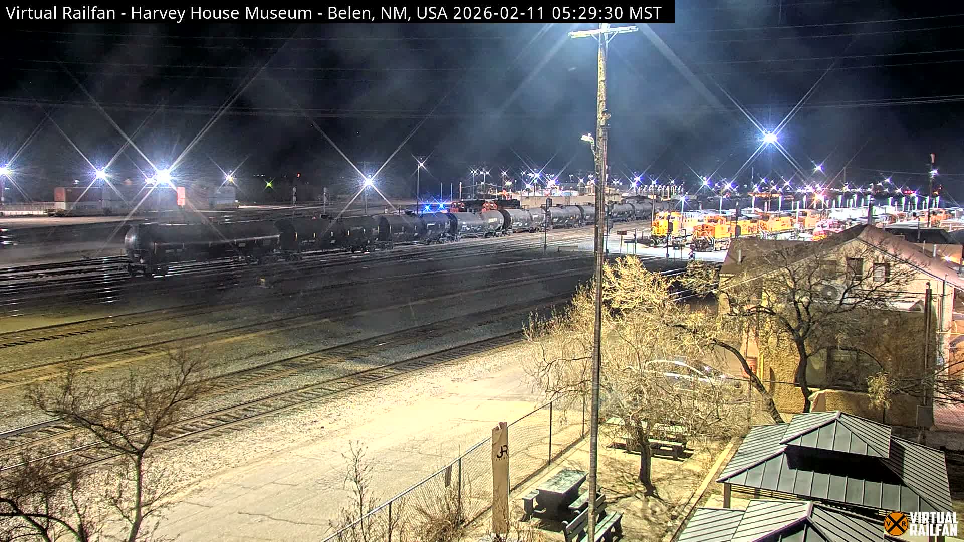 Belen Train Depot & Railroad Crossing Live Cam - Belen, Valencia, New Mexico, USA