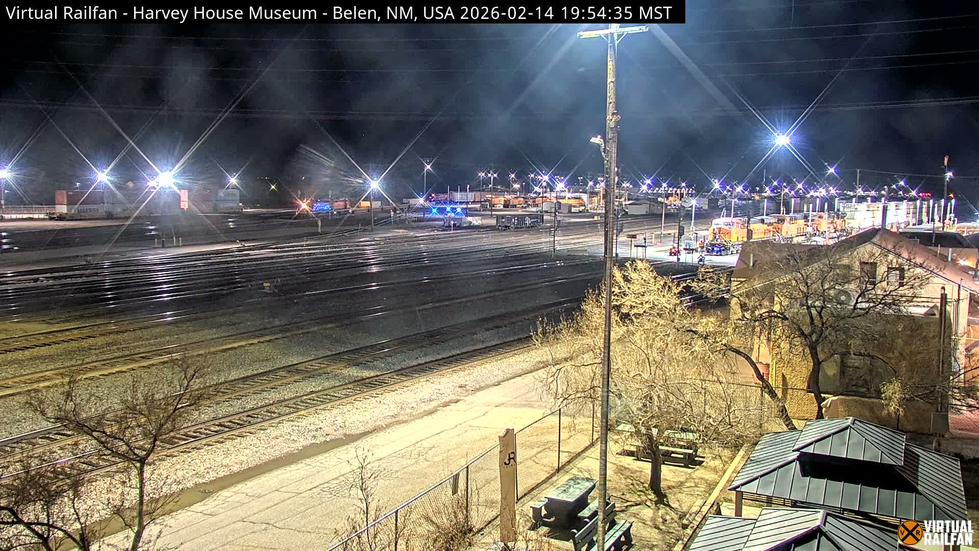 Belen Train Depot & Railroad Crossing Live Cam - Belen, Valencia, New Mexico, USA