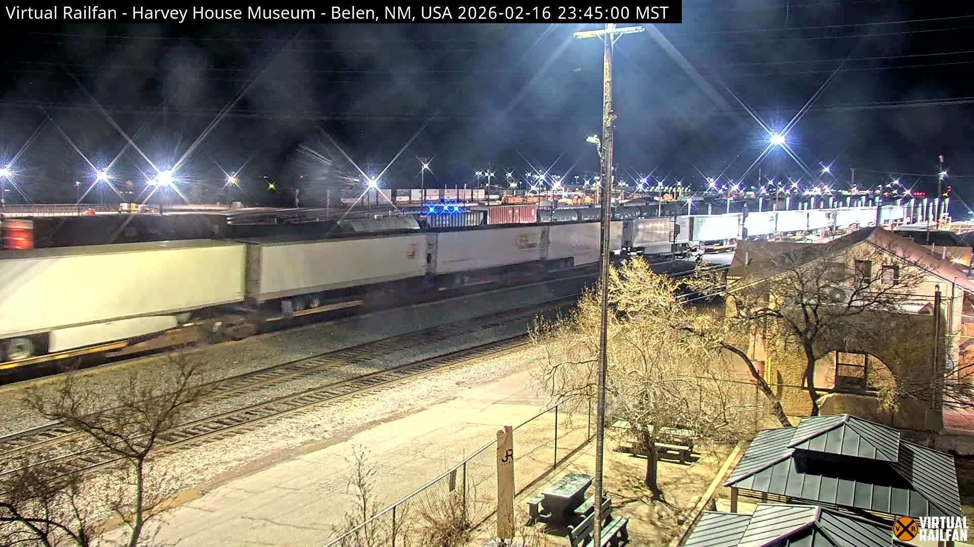 Belen Train Depot & Railroad Crossing Live Cam - Belen, Valencia, New Mexico, USA