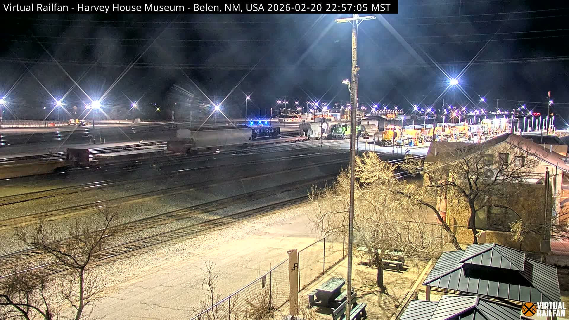 Belen Train Depot & Railroad Crossing Live Cam - Belen, Valencia, New Mexico, USA