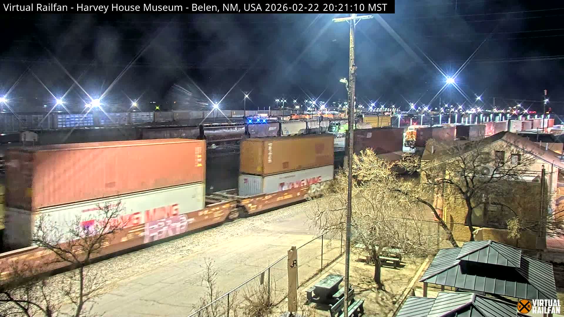Belen Train Depot & Railroad Crossing Live Cam - Belen, Valencia, New Mexico, USA