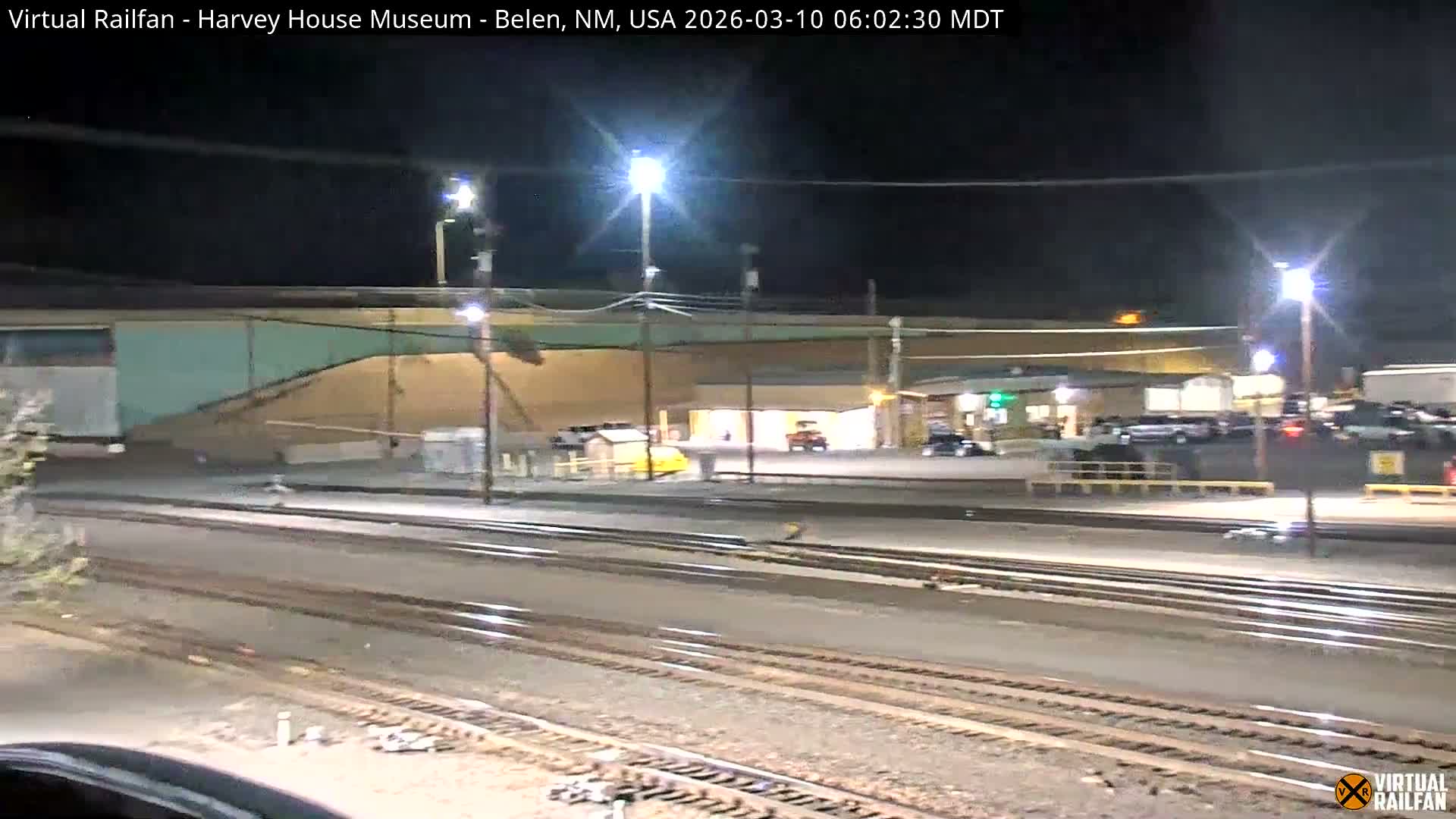 Belen Train Depot & Railroad Crossing Live Cam - Belen, Valencia, New Mexico, USA