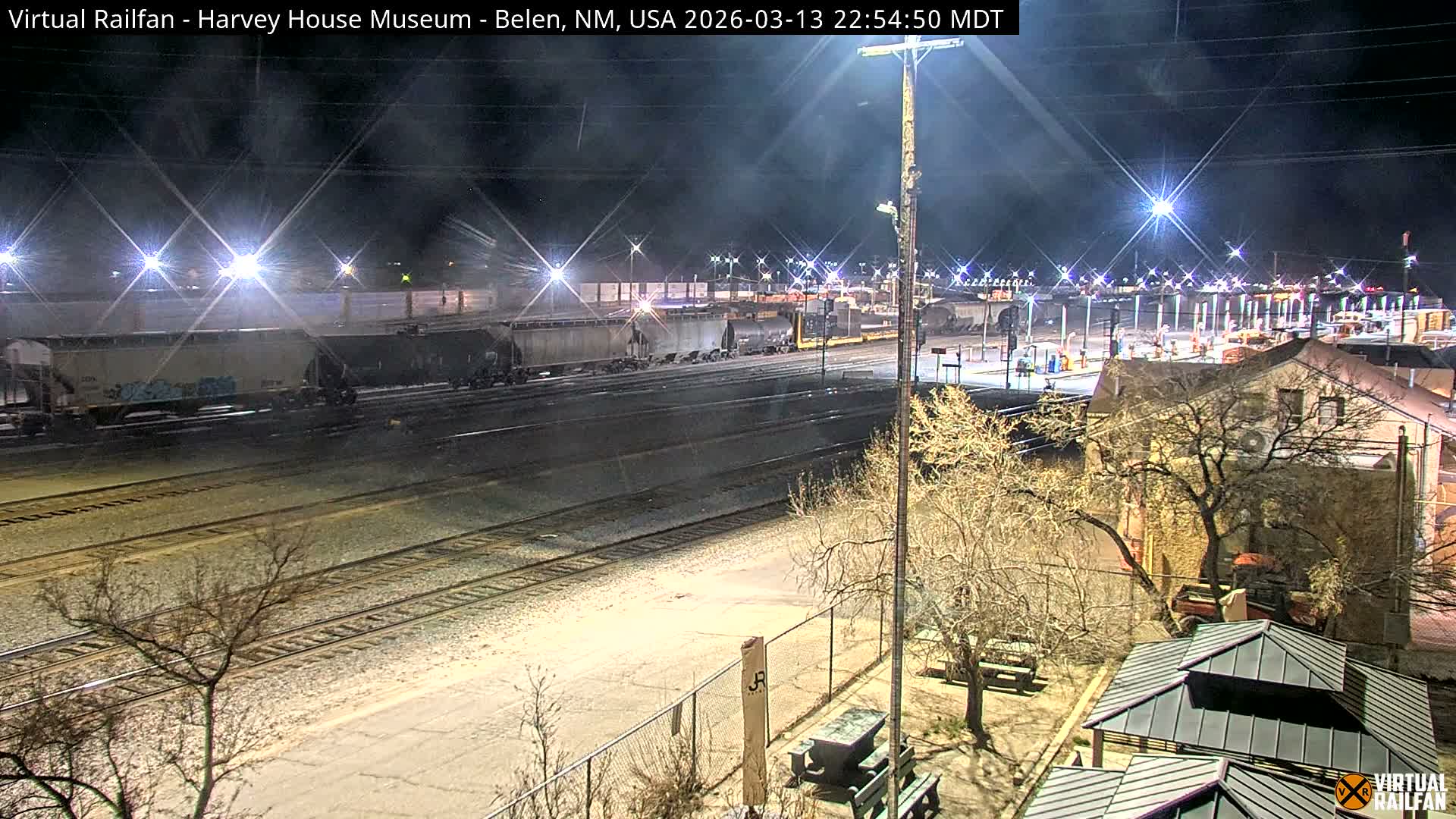 Belen Train Depot & Railroad Crossing Live Cam - Belen, Valencia, New Mexico, USA