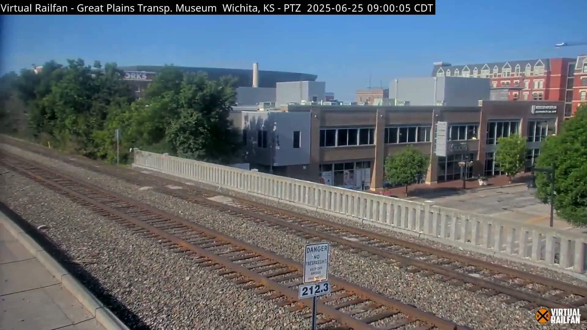 Wichita Railroad Viaduct Live Cam - Wichita, Sedgwick, Kansas, USA