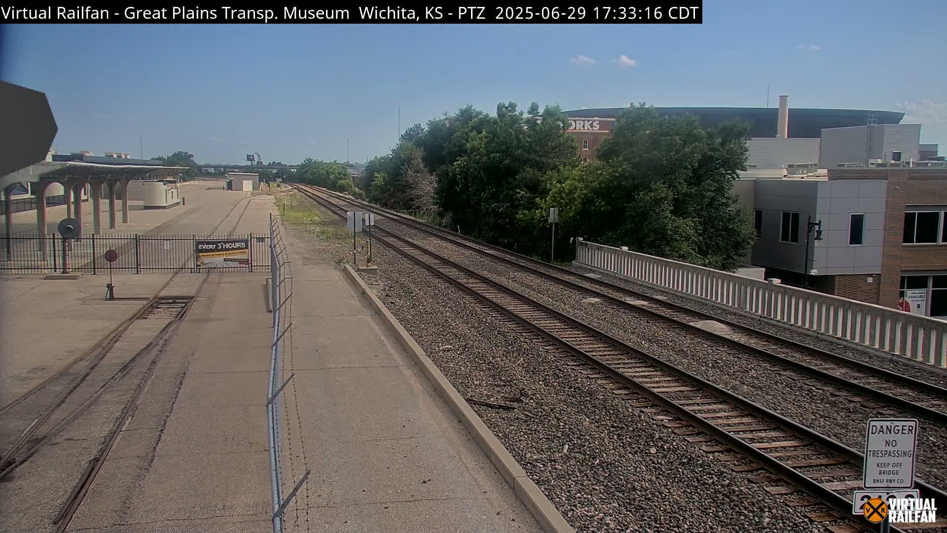 Wichita Railroad Viaduct Live Cam - Wichita, Sedgwick, Kansas, USA