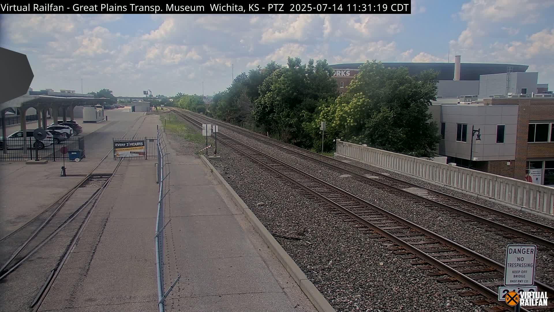 Wichita Railroad Viaduct Live Cam - Wichita, Sedgwick, Kansas, USA