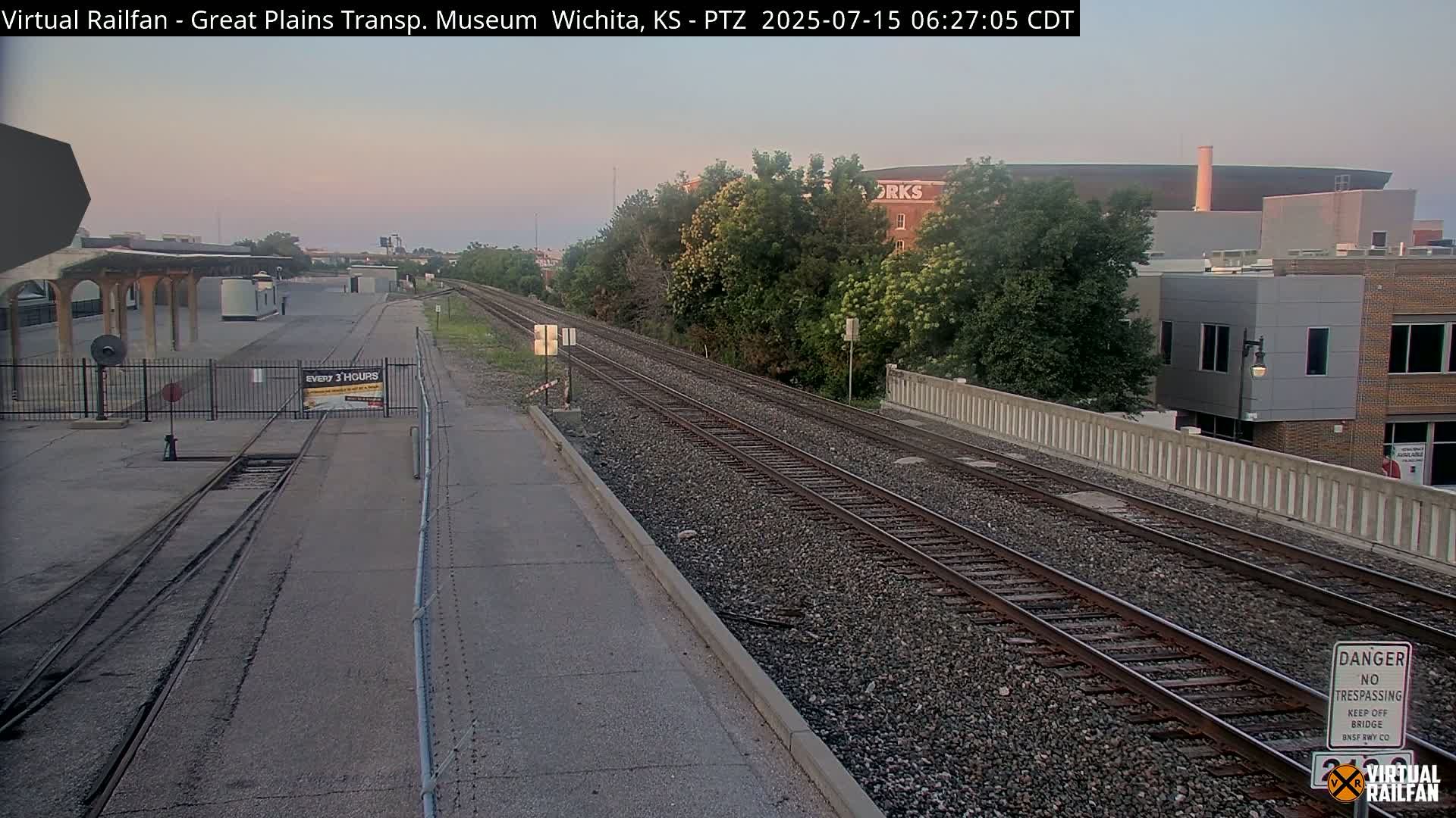 Wichita Railroad Viaduct Live Cam - Wichita, Sedgwick, Kansas, USA