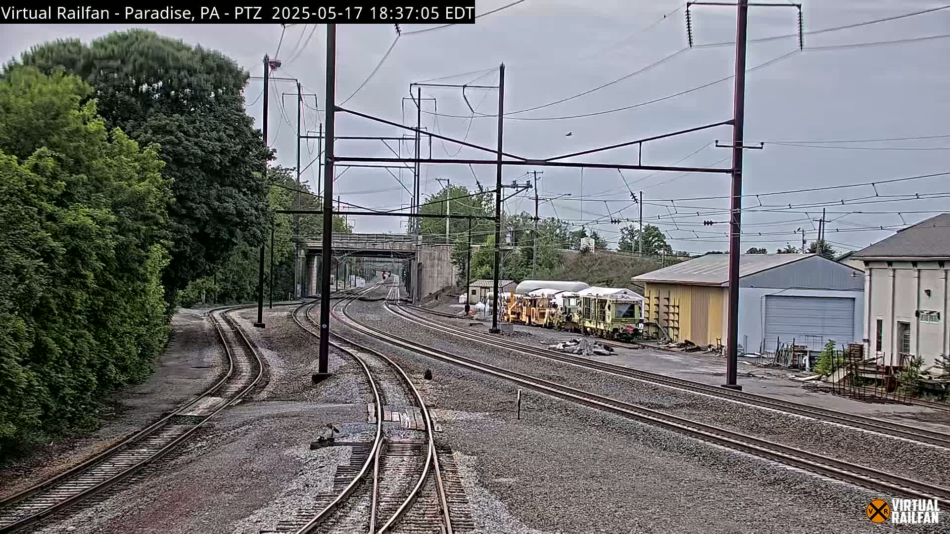 Paradise, Leaman Place Railroad Junction Live Cam - Paradise, Lancaster, Pennsylvania, USA