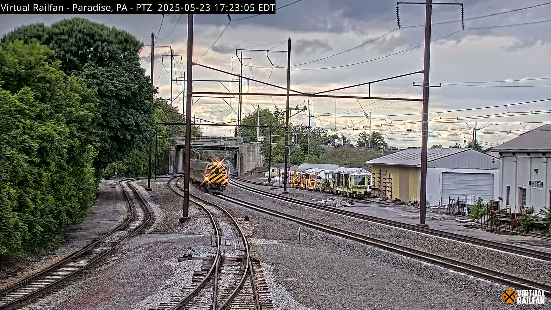 Paradise, Leaman Place Railroad Junction Live Cam - Paradise, Lancaster, Pennsylvania, USA