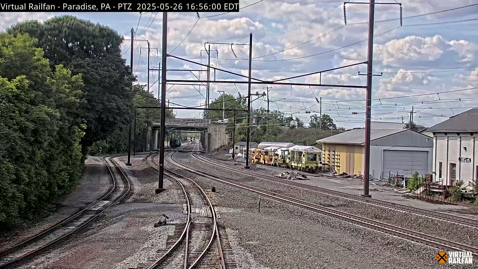 Paradise, Leaman Place Railroad Junction Live Cam - Paradise, Lancaster, Pennsylvania, USA