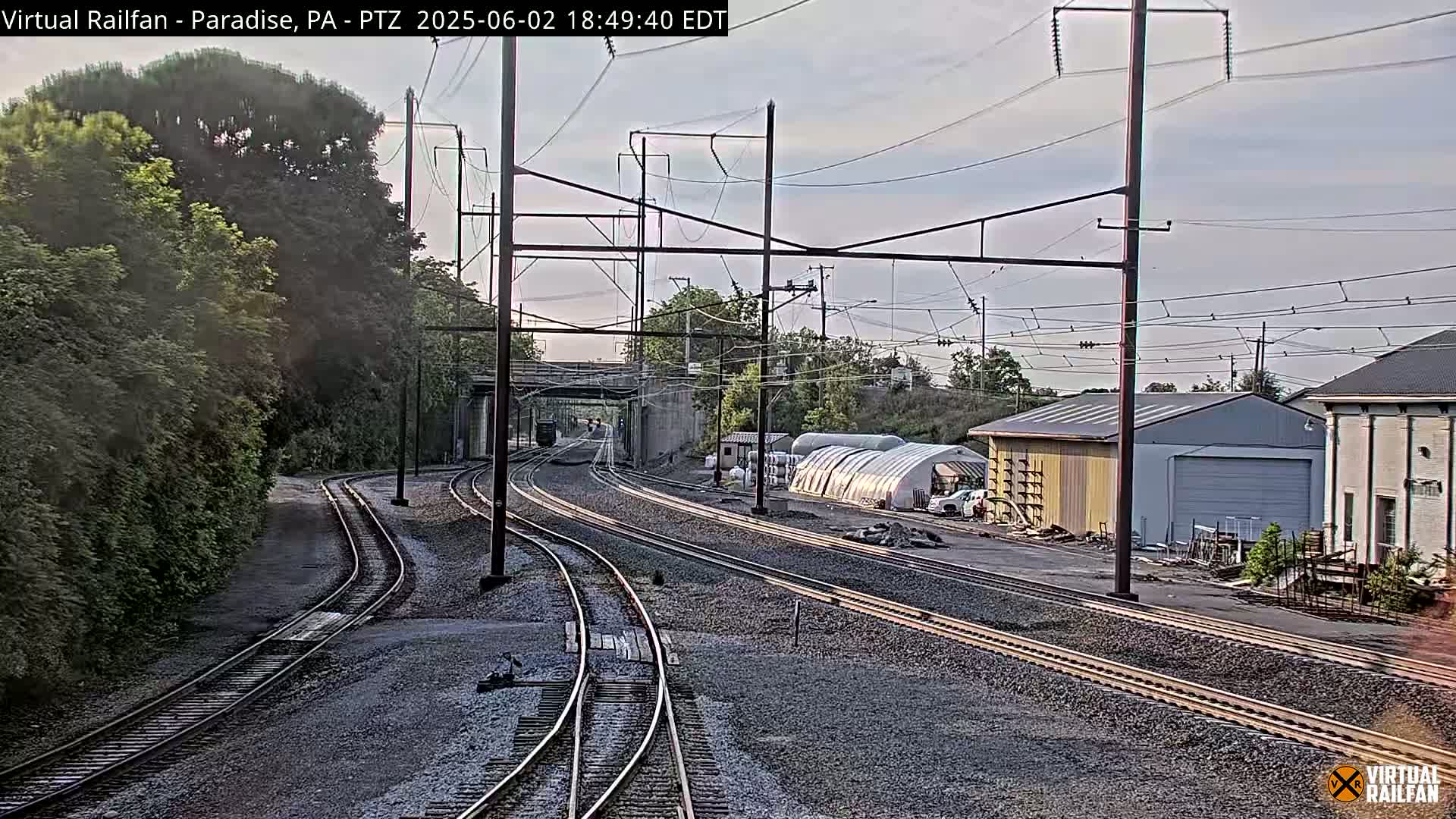 Paradise, Leaman Place Railroad Junction Live Cam - Paradise, Lancaster, Pennsylvania, USA
