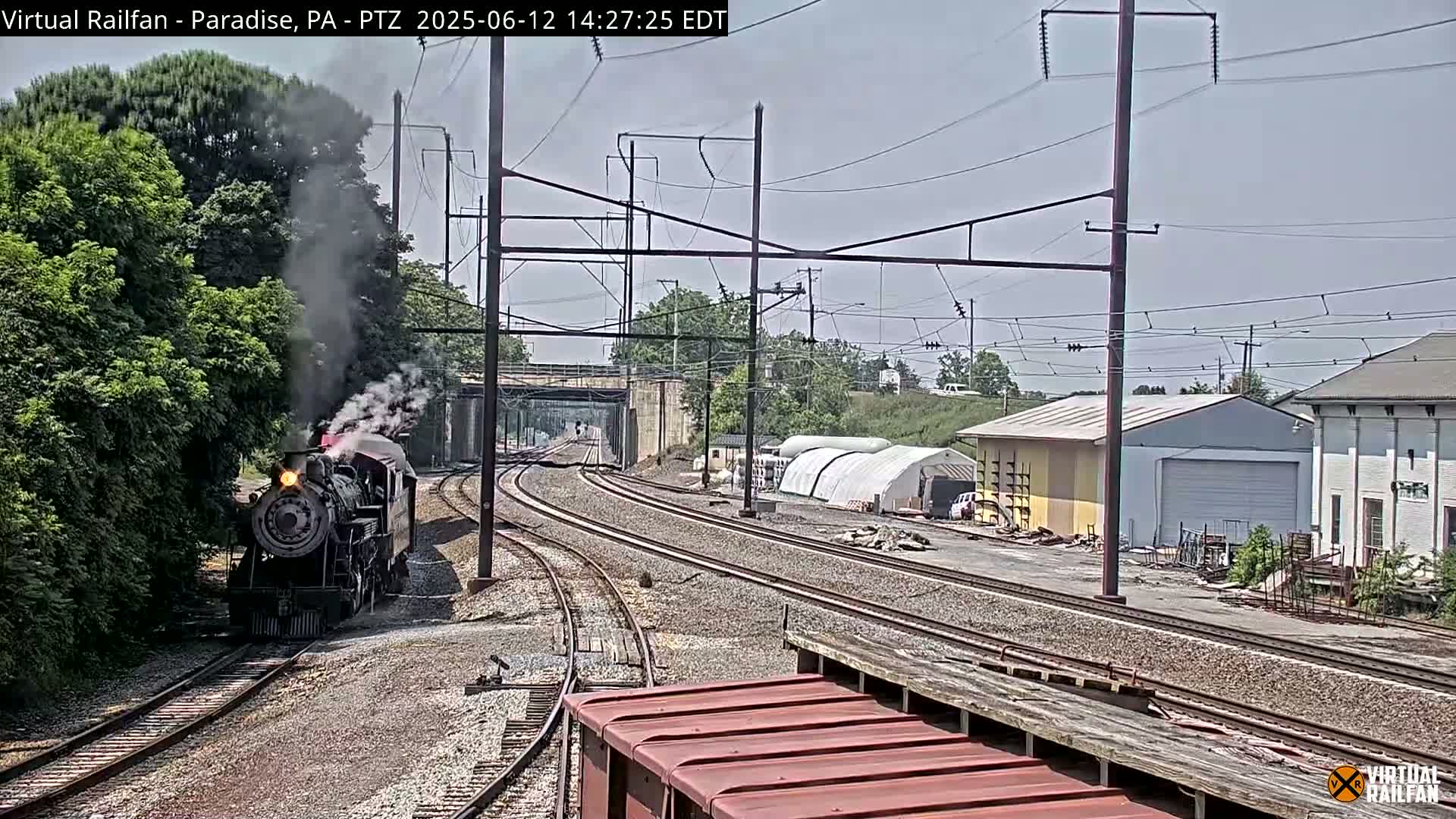 Paradise, Leaman Place Railroad Junction Live Cam - Paradise, Lancaster, Pennsylvania, USA