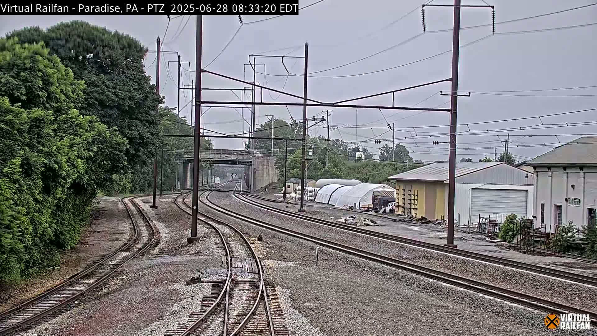 Paradise, Leaman Place Railroad Junction Live Cam - Paradise, Lancaster, Pennsylvania, USA