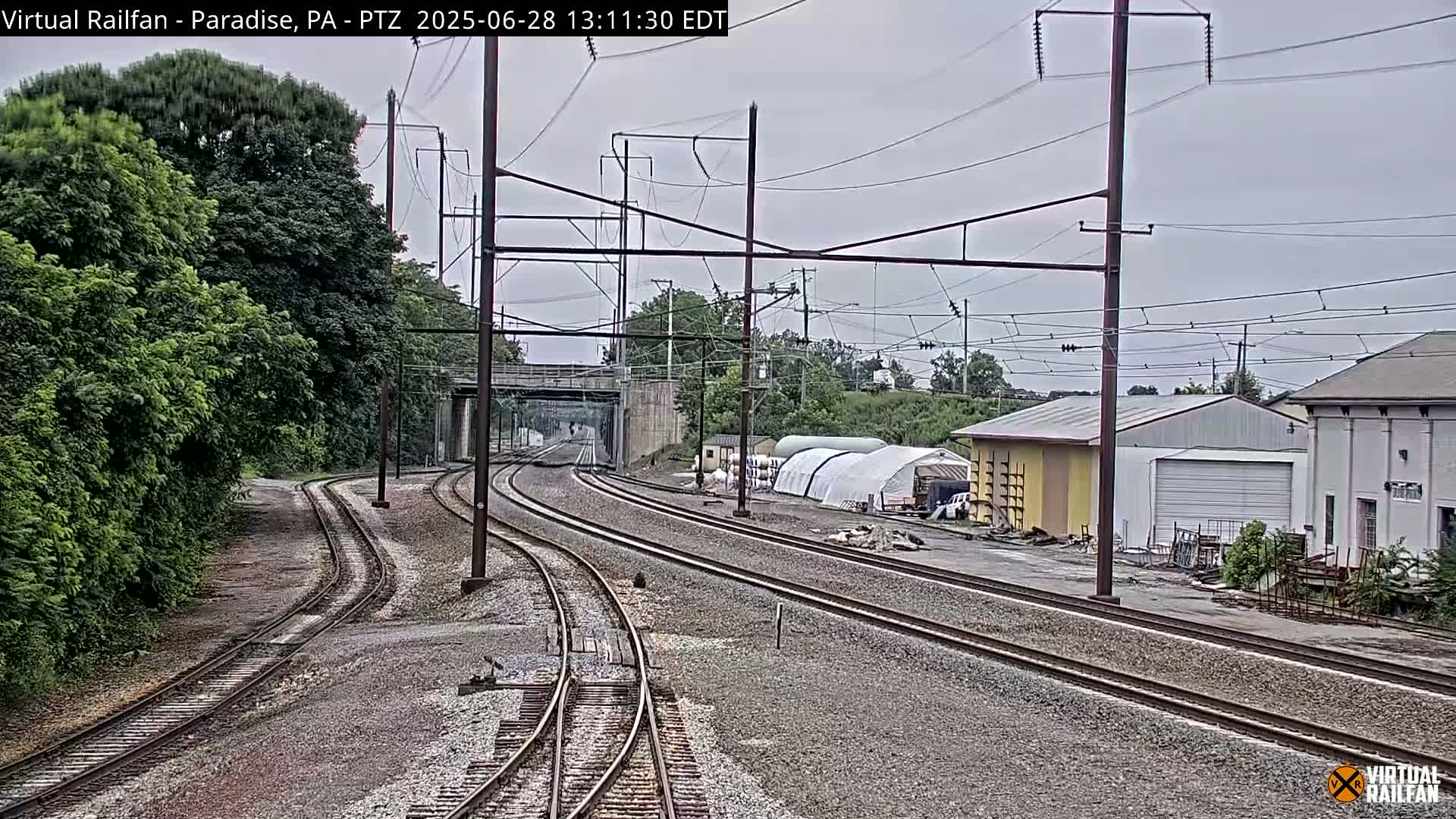 Paradise, Leaman Place Railroad Junction Live Cam - Paradise, Lancaster, Pennsylvania, USA