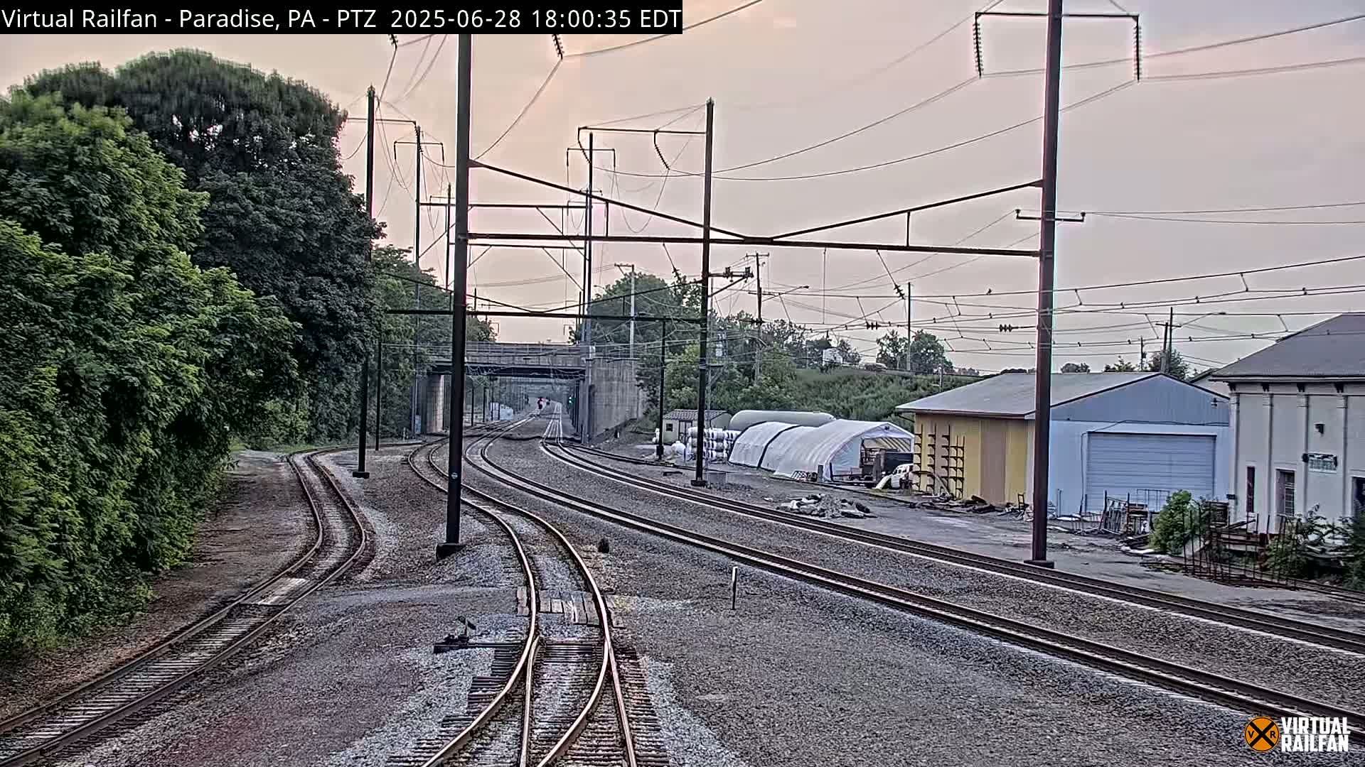 Paradise, Leaman Place Railroad Junction Live Cam - Paradise, Lancaster, Pennsylvania, USA