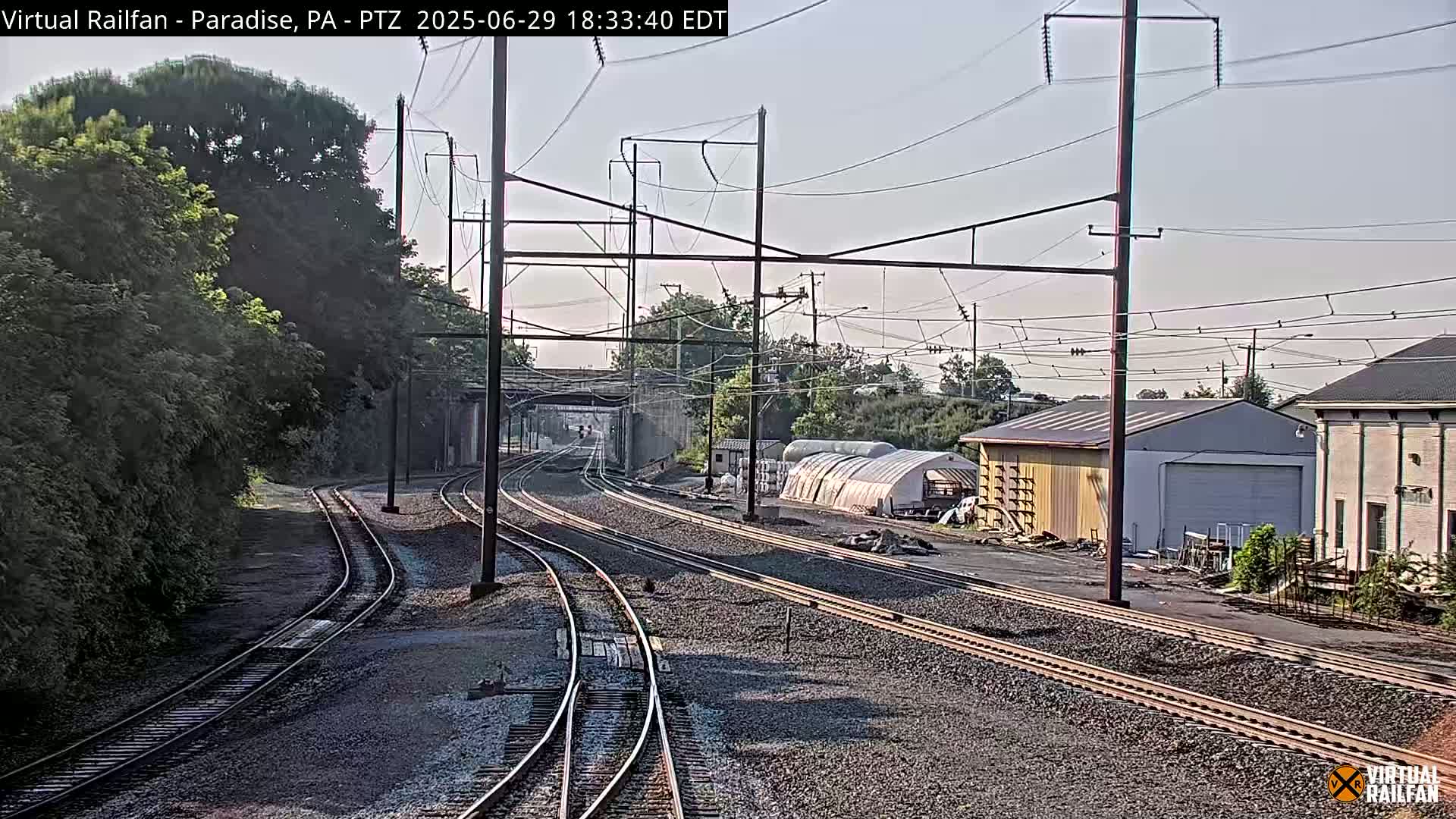 Paradise, Leaman Place Railroad Junction Live Cam - Paradise, Lancaster, Pennsylvania, USA