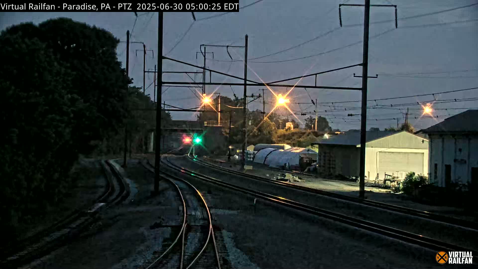 Paradise, Leaman Place Railroad Junction Live Cam - Paradise, Lancaster, Pennsylvania, USA