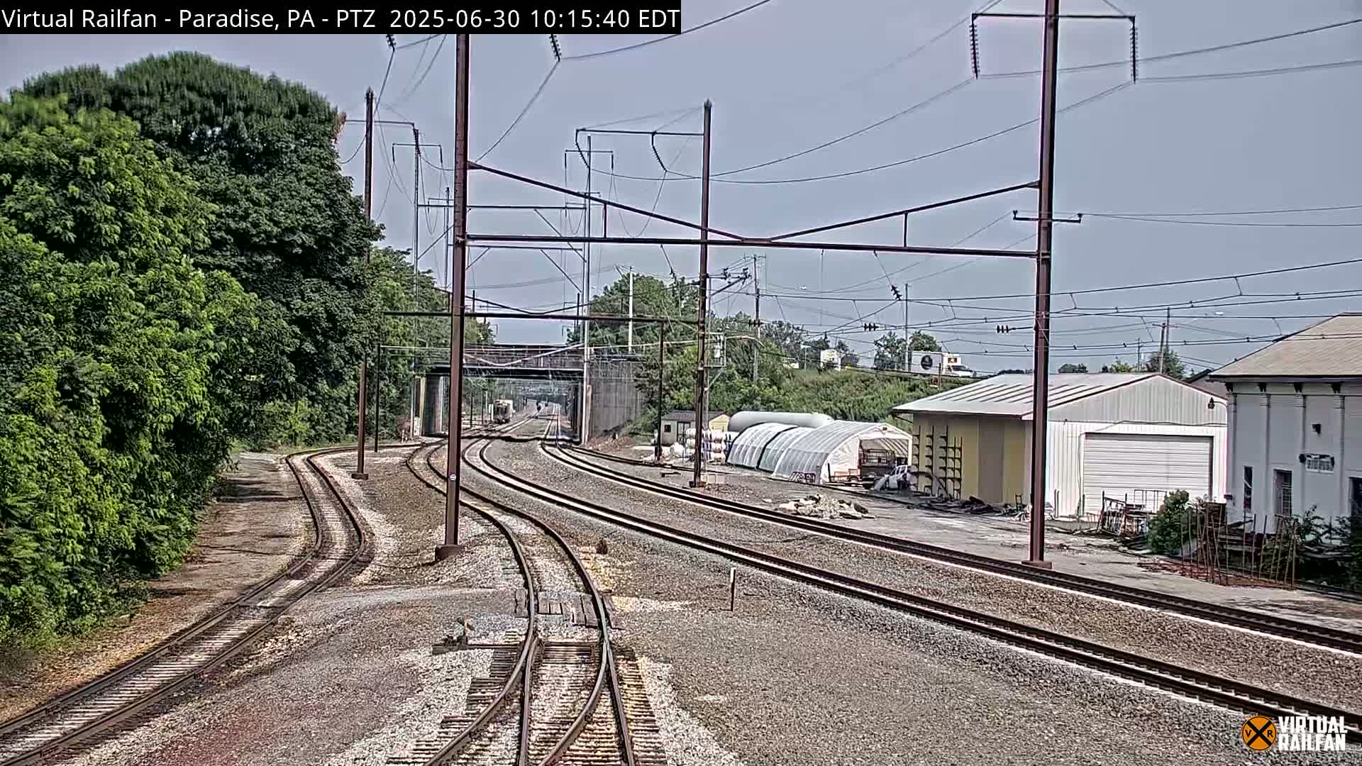 Paradise, Leaman Place Railroad Junction Live Cam - Paradise, Lancaster, Pennsylvania, USA
