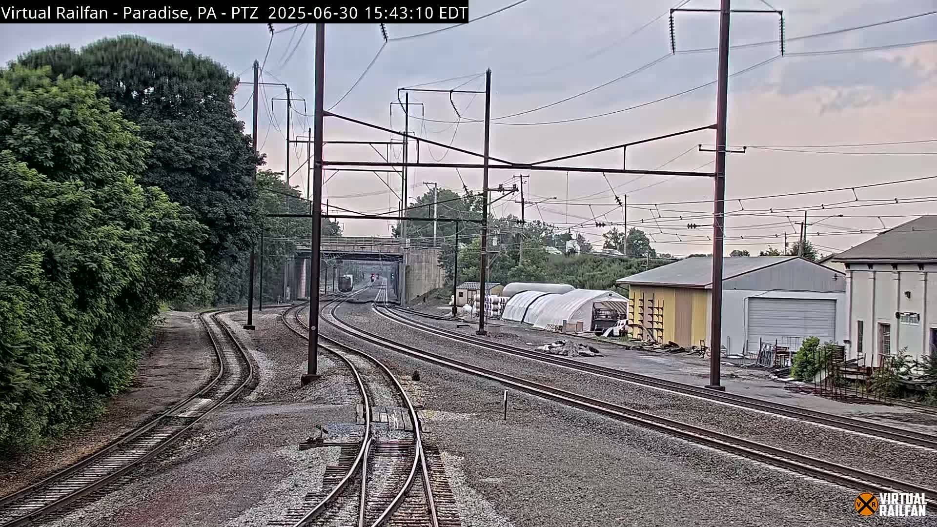 Paradise, Leaman Place Railroad Junction Live Cam - Paradise, Lancaster, Pennsylvania, USA