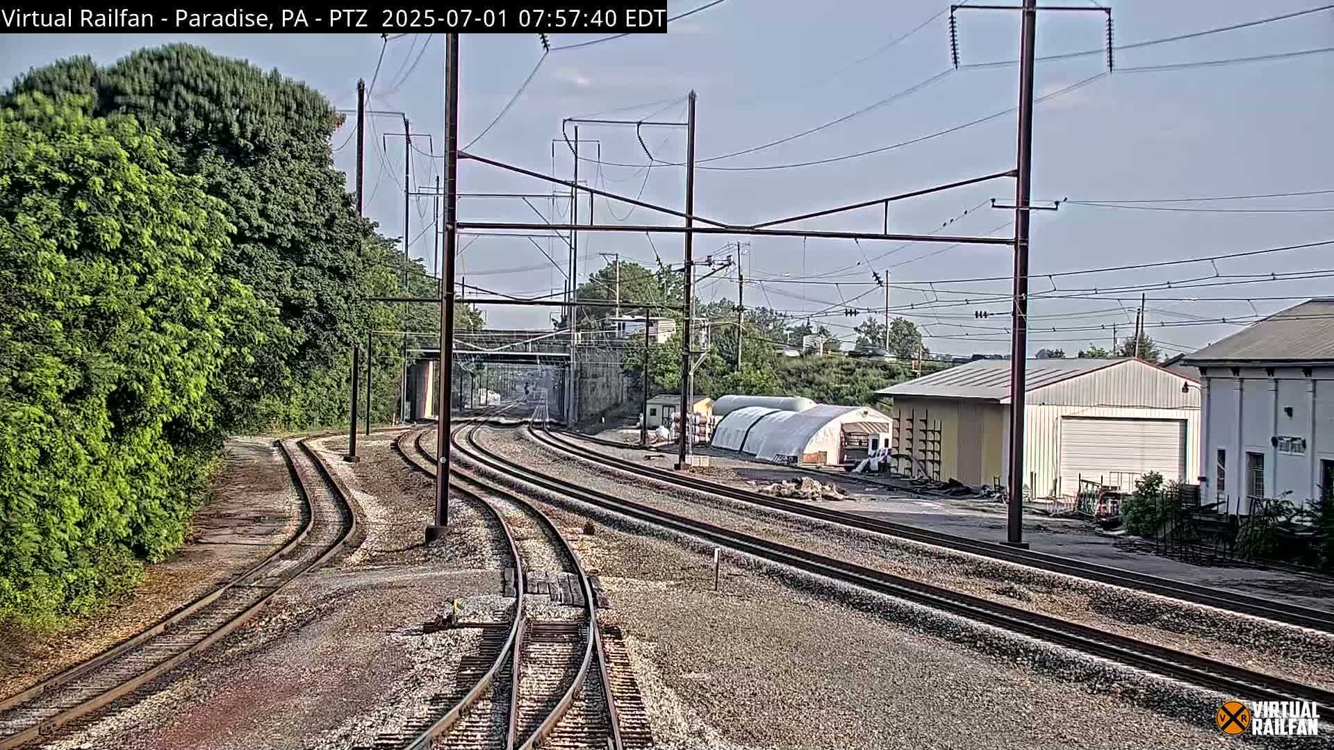 Paradise, Leaman Place Railroad Junction Live Cam - Paradise, Lancaster, Pennsylvania, USA