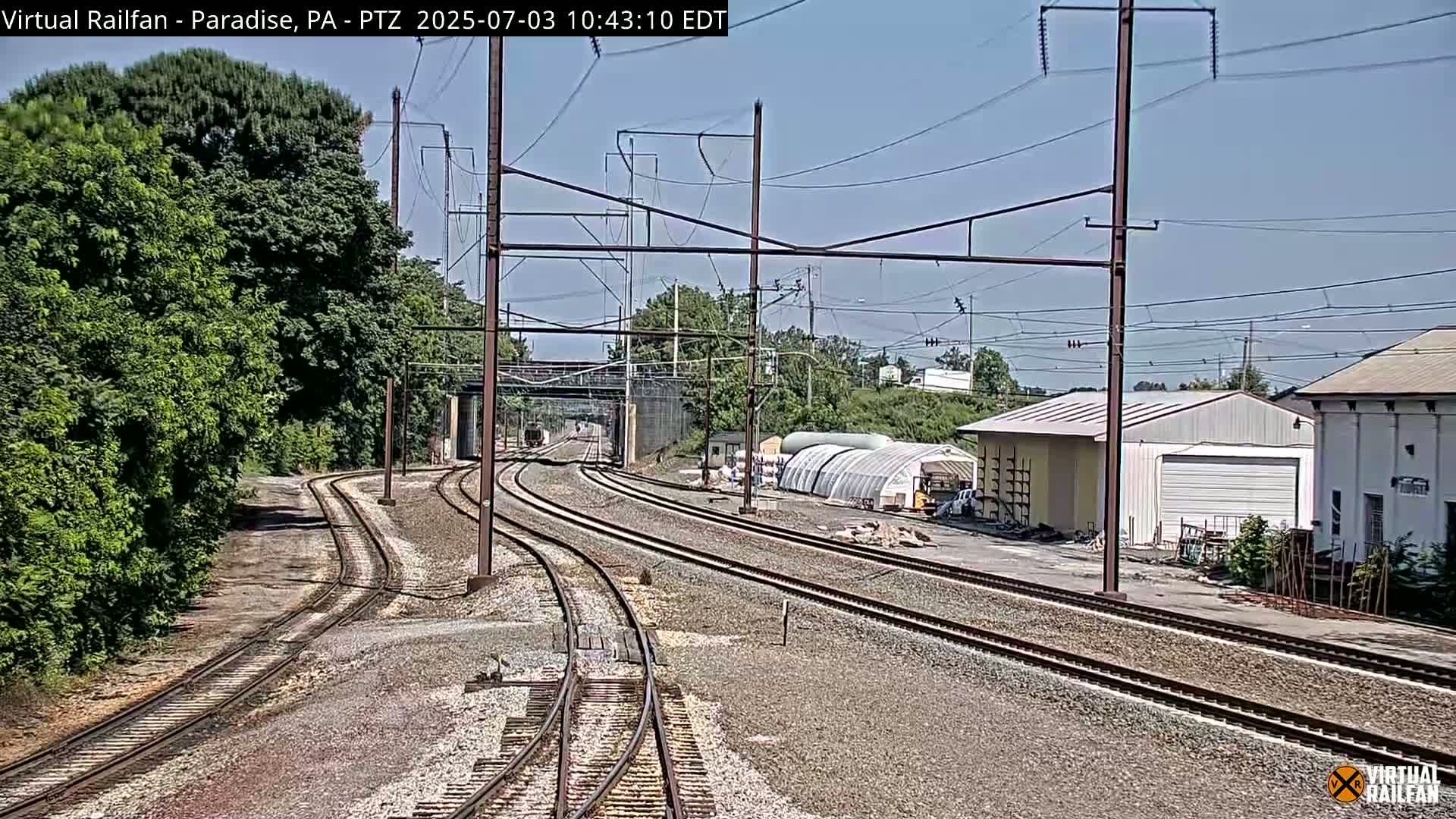 Paradise, Leaman Place Railroad Junction Live Cam - Paradise, Lancaster, Pennsylvania, USA