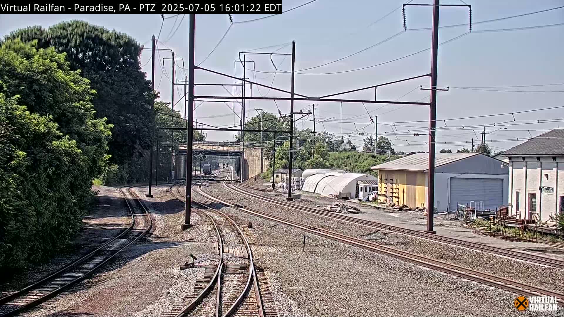 Paradise, Leaman Place Railroad Junction Live Cam - Paradise, Lancaster, Pennsylvania, USA