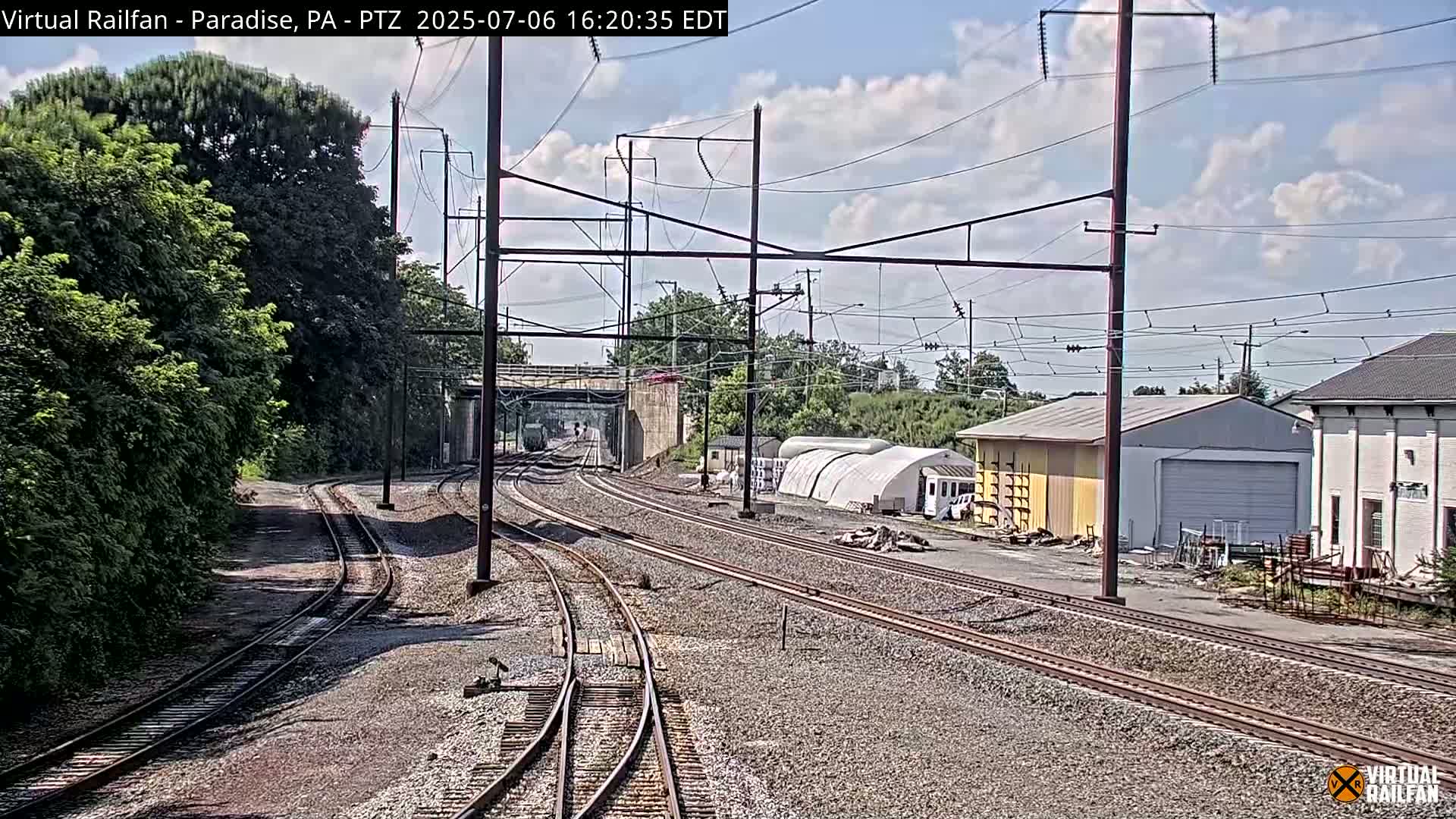 Paradise, Leaman Place Railroad Junction Live Cam - Paradise, Lancaster, Pennsylvania, USA