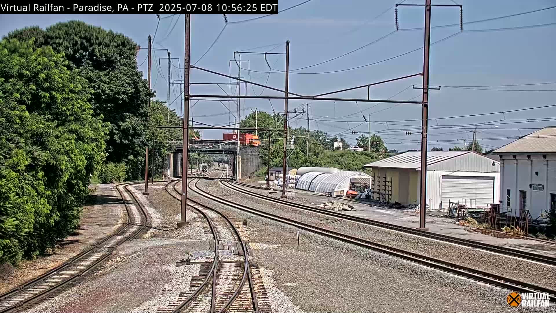 Paradise, Leaman Place Railroad Junction Live Cam - Paradise, Lancaster, Pennsylvania, USA