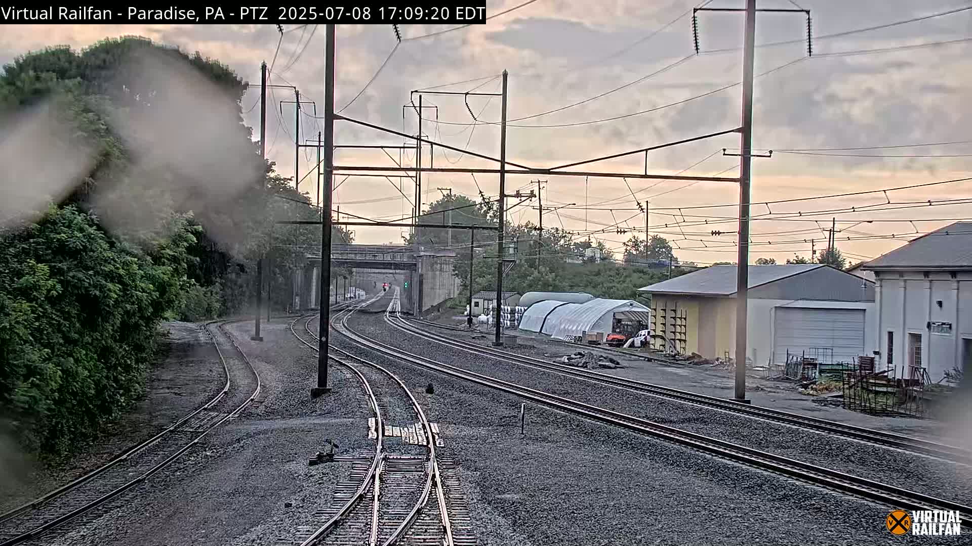 Paradise, Leaman Place Railroad Junction Live Cam - Paradise, Lancaster, Pennsylvania, USA