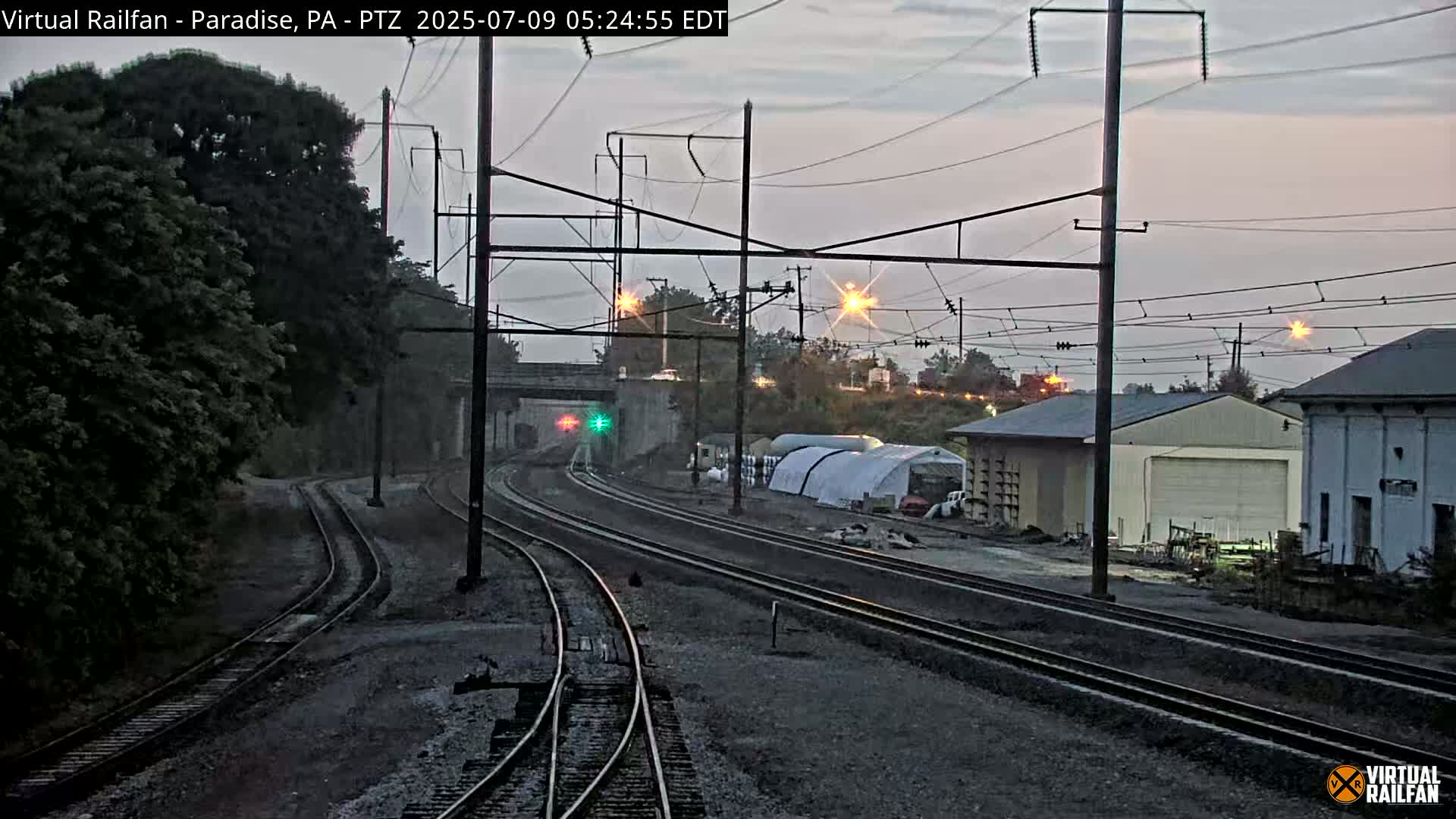 Paradise, Leaman Place Railroad Junction Live Cam - Paradise, Lancaster, Pennsylvania, USA