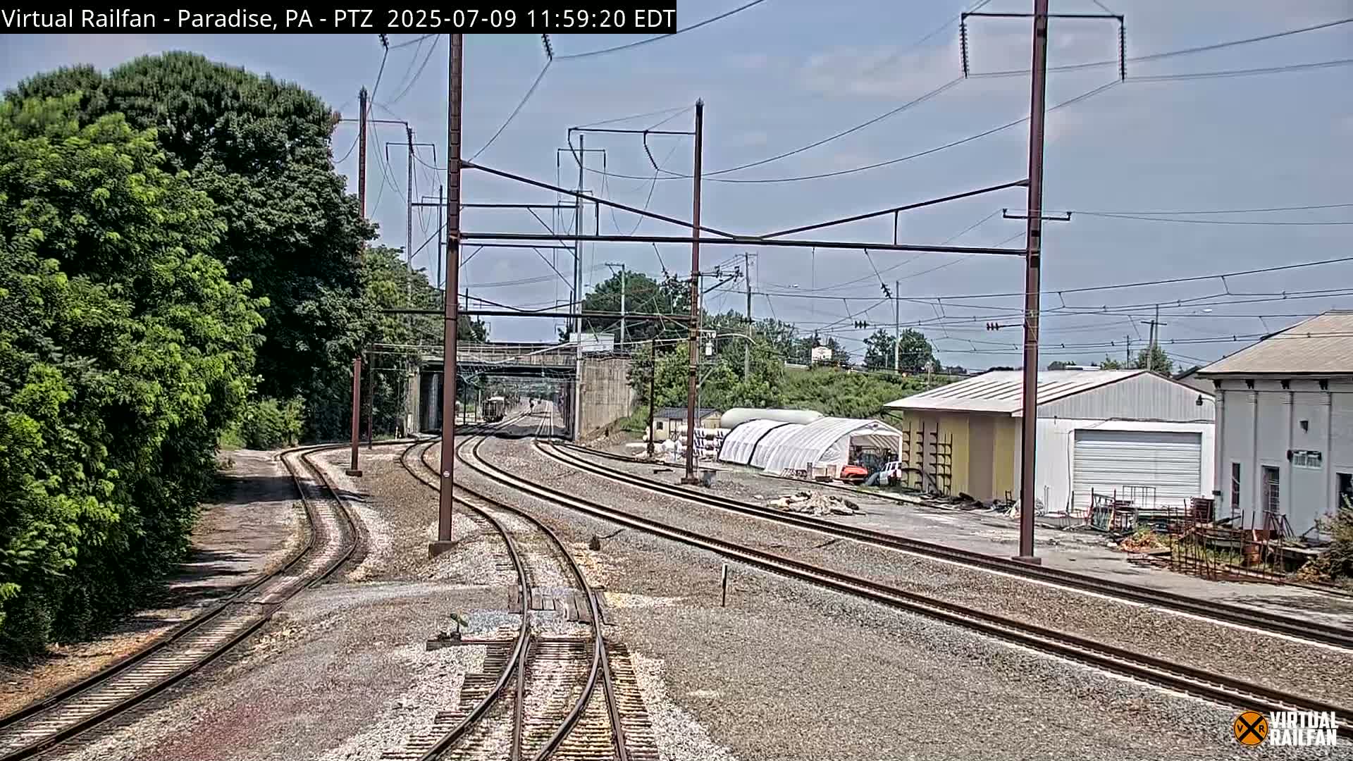 Paradise, Leaman Place Railroad Junction Live Cam - Paradise, Lancaster, Pennsylvania, USA