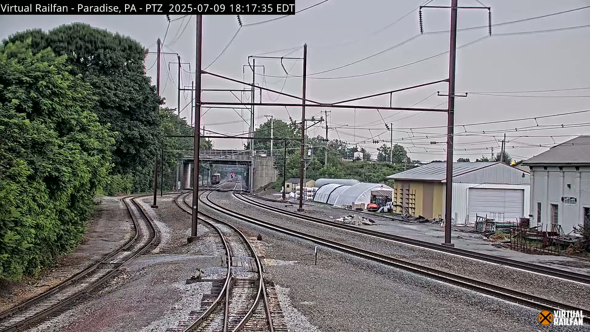 Paradise, Leaman Place Railroad Junction Live Cam - Paradise, Lancaster, Pennsylvania, USA