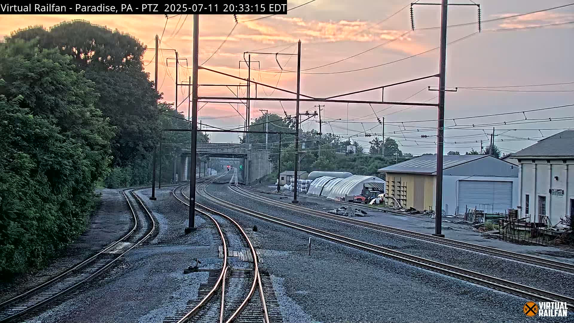 Paradise, Leaman Place Railroad Junction Live Cam - Paradise, Lancaster, Pennsylvania, USA