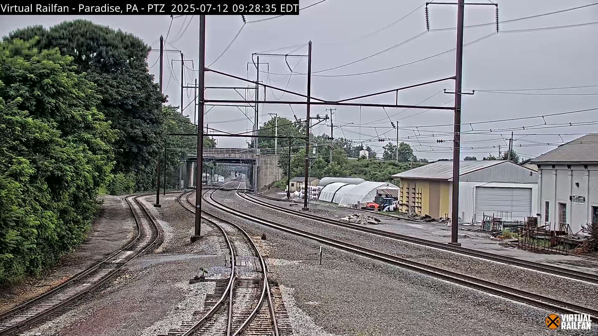 Paradise, Leaman Place Railroad Junction Live Cam - Paradise, Lancaster, Pennsylvania, USA