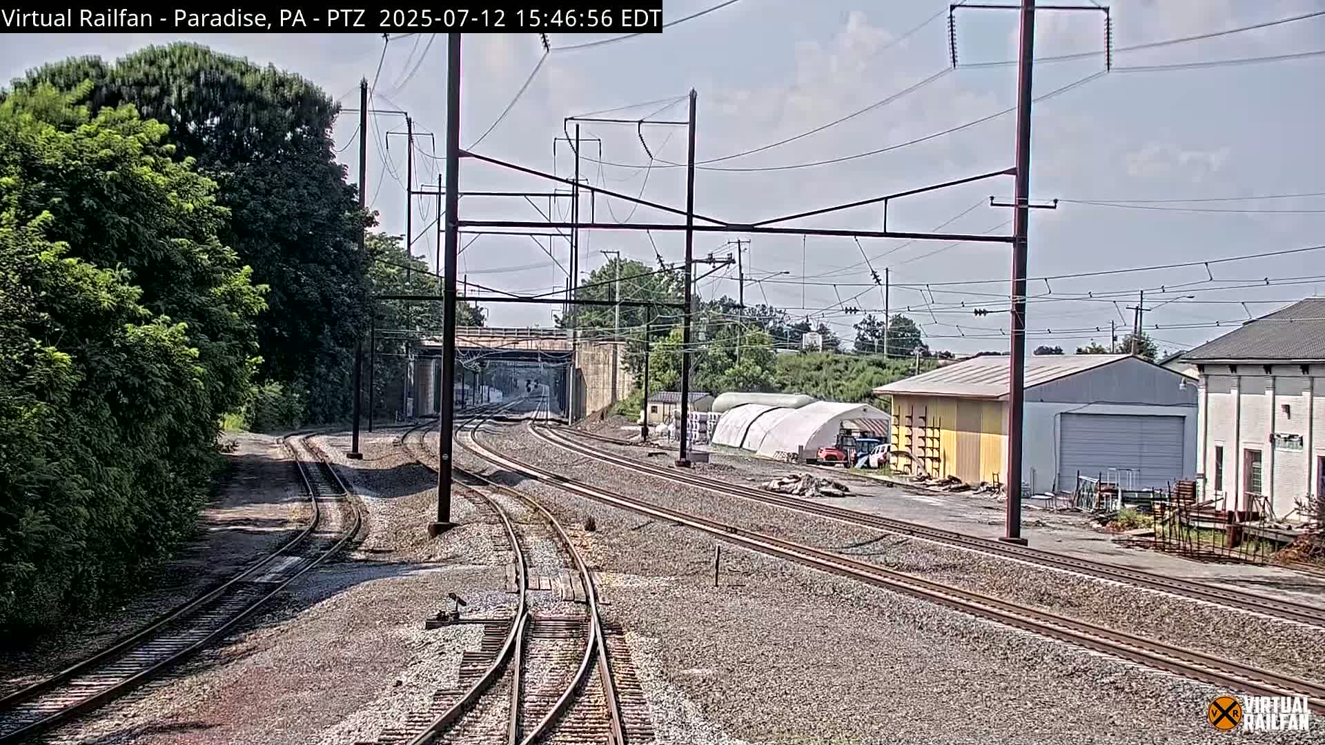 Paradise, Leaman Place Railroad Junction Live Cam - Paradise, Lancaster, Pennsylvania, USA