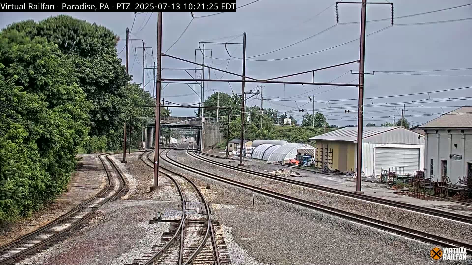 Paradise, Leaman Place Railroad Junction Live Cam - Paradise, Lancaster, Pennsylvania, USA
