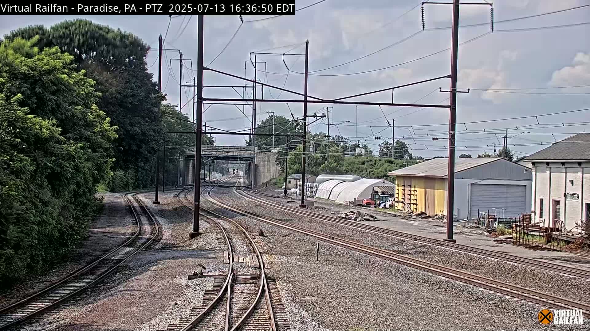 Paradise, Leaman Place Railroad Junction Live Cam - Paradise, Lancaster, Pennsylvania, USA