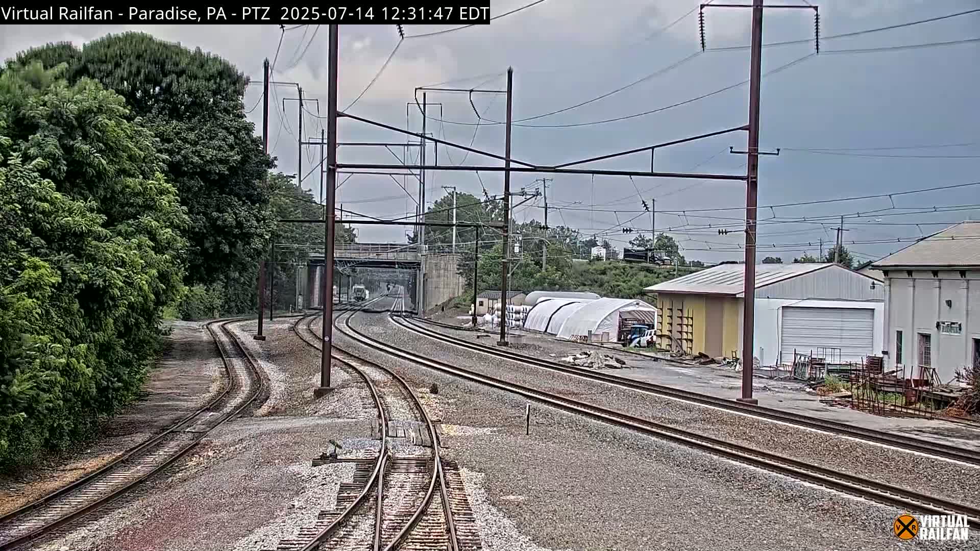 Paradise, Leaman Place Railroad Junction Live Cam - Paradise, Lancaster, Pennsylvania, USA