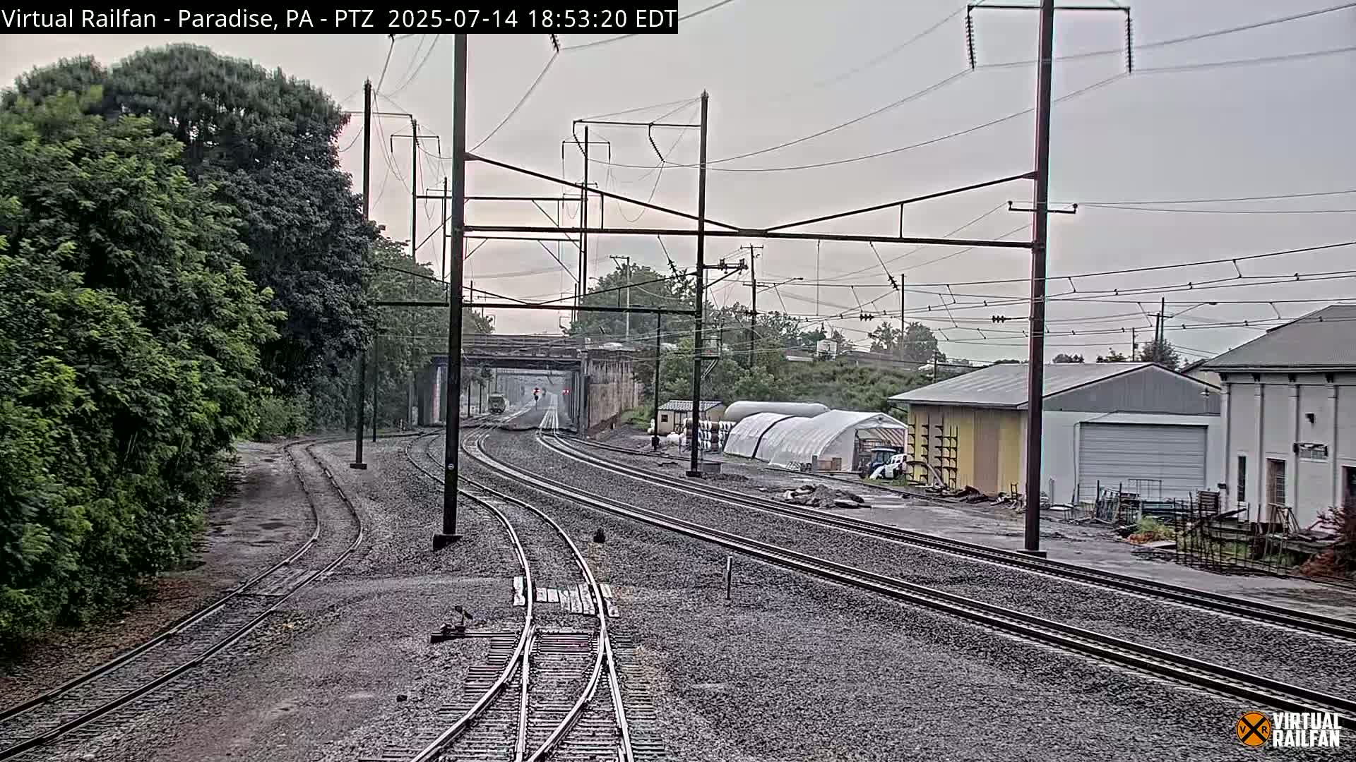 Paradise, Leaman Place Railroad Junction Live Cam - Paradise, Lancaster, Pennsylvania, USA